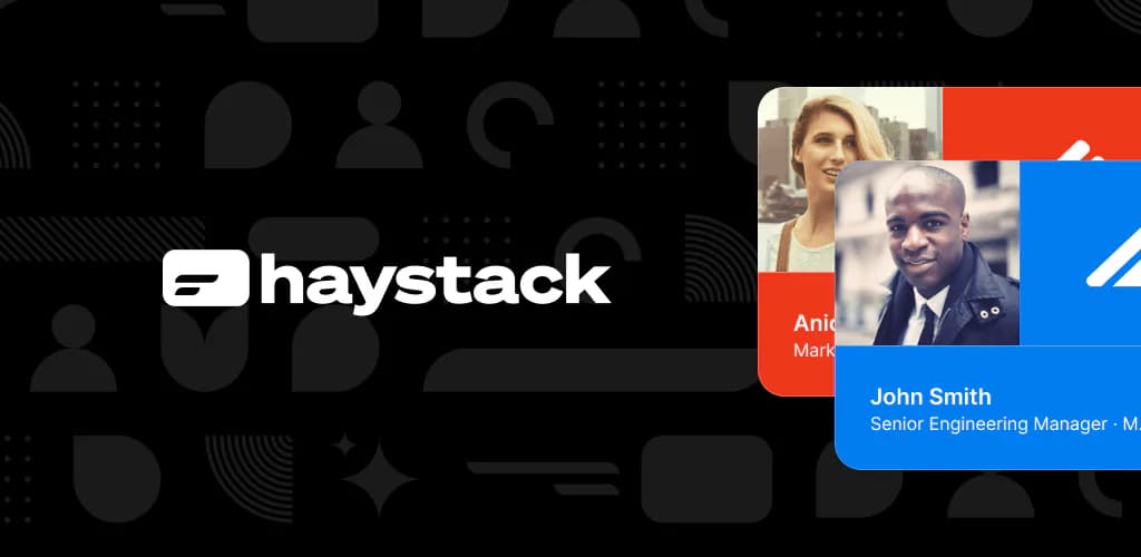 Haystack digital business cards