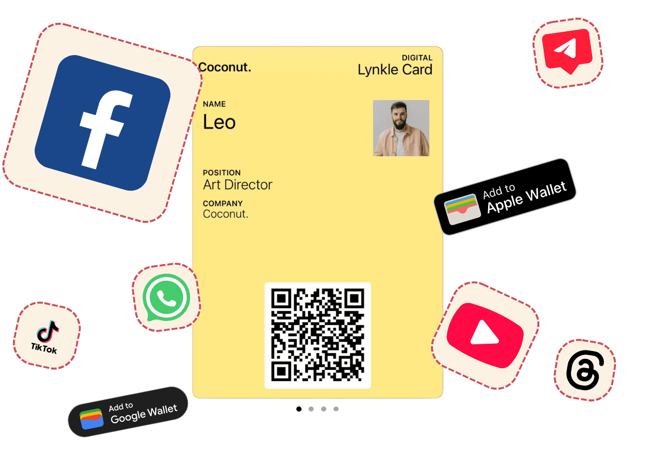 Share your digital business card anywhere