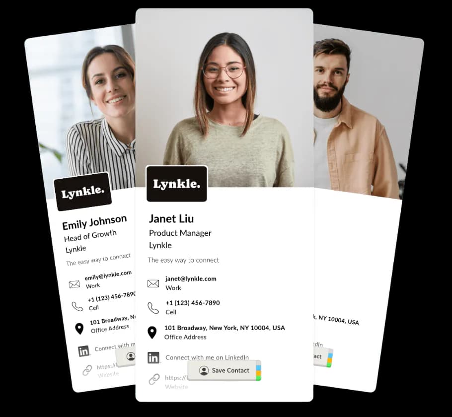 Lynkle digital business cards
