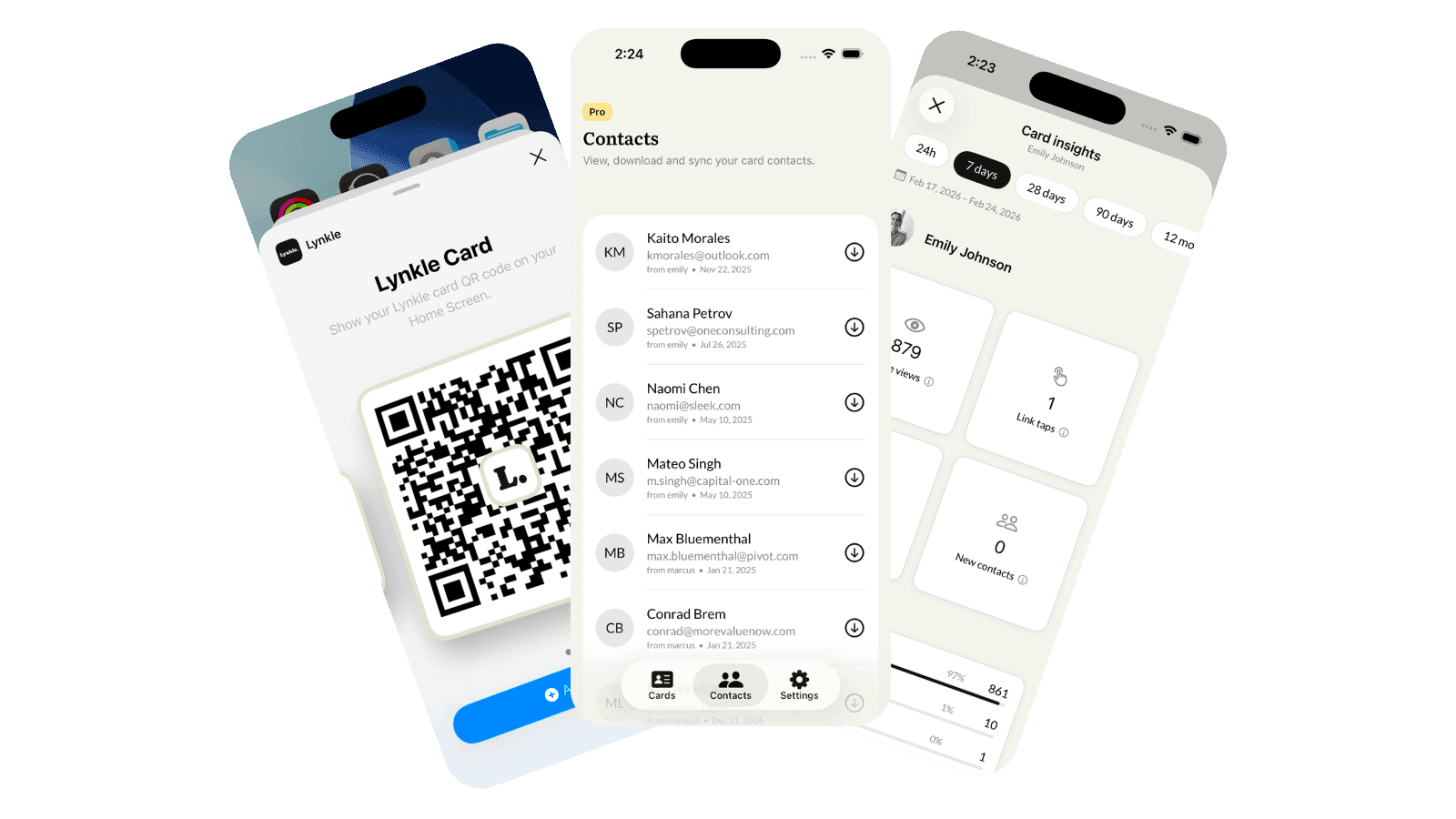Lynkle app on iPhone